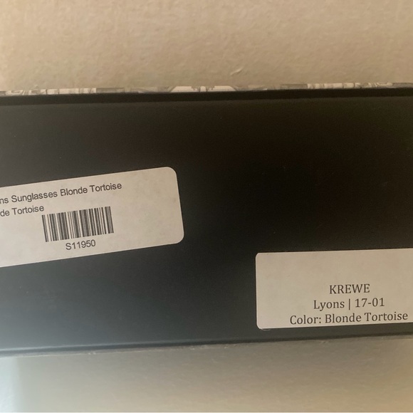 KREWE Lyons Blonde Tortoise Sunglasses - Rare Blue Lenses - Picture 8 of 8
